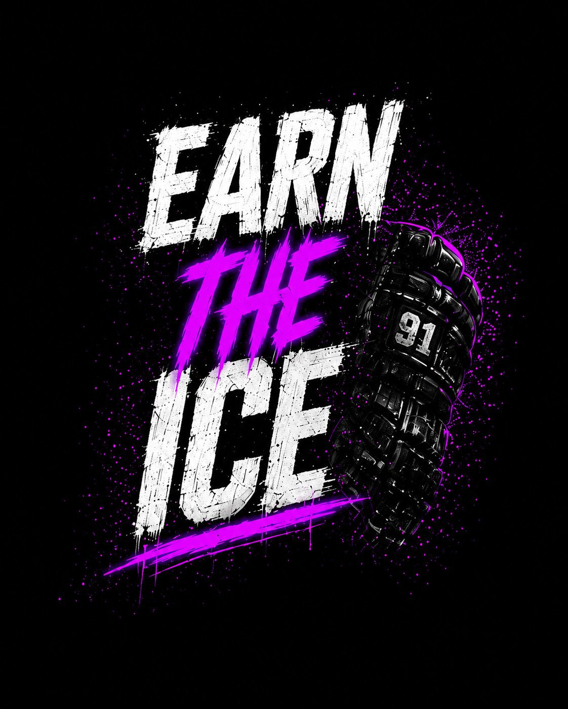 Earn The Ice - Neon - zoom